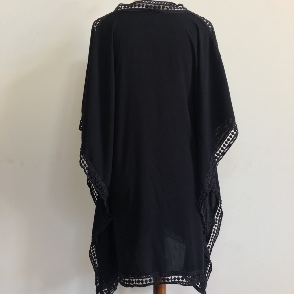 SOLD Tommy Bahama Black Tunic Beach Coverup - Picture 3 of 8
